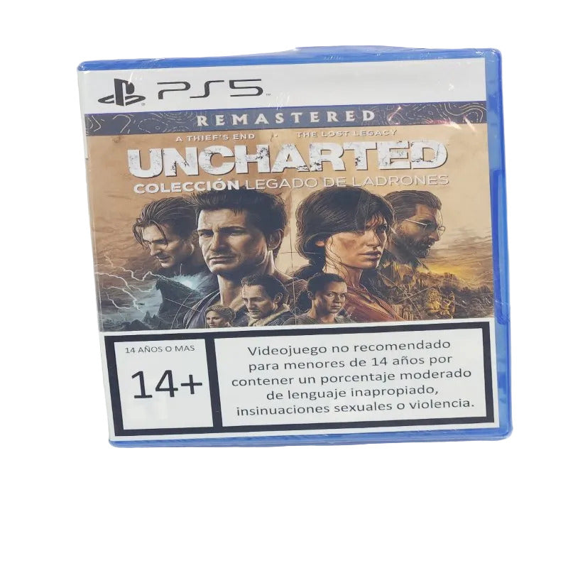 Juego CD PS5 Uncharted Colección Legado de Ladrones Remastered