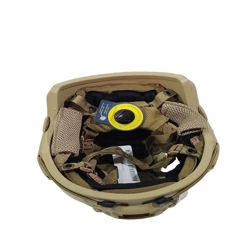 Casco Táctico Kevlar UHMW-PE R1 Protección Balística