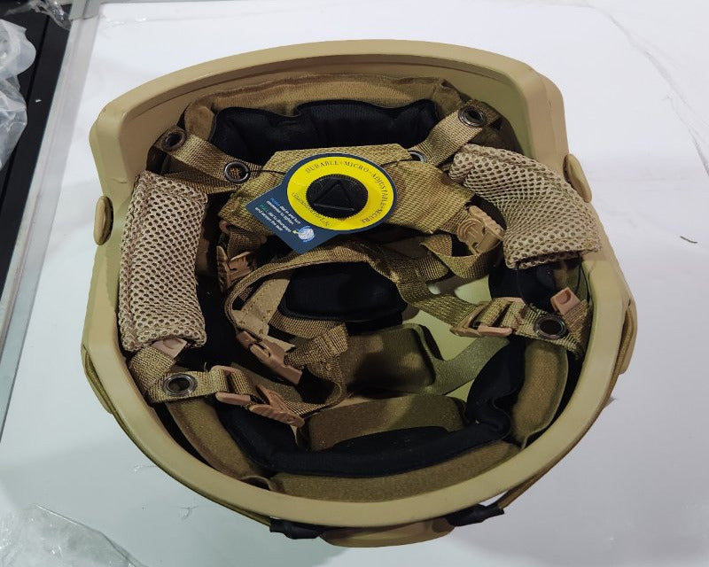Casco Táctico Kevlar UHMW-PE R1 Protección Balística