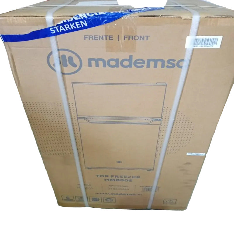 Mini Refrigerador Mademsa MMB80S Inox 83 Litros
