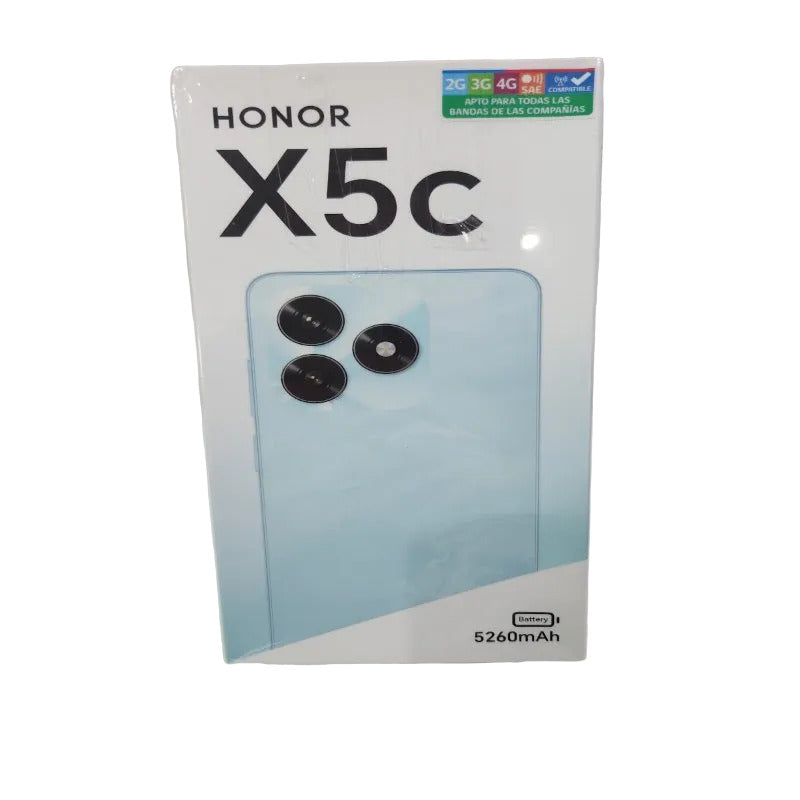 Celular Honor X5C (SEC) 128GB 4GB Negro Medianoche