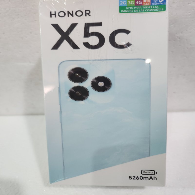 Celular Honor X5C (SEC) 128GB 4GB Negro Medianoche