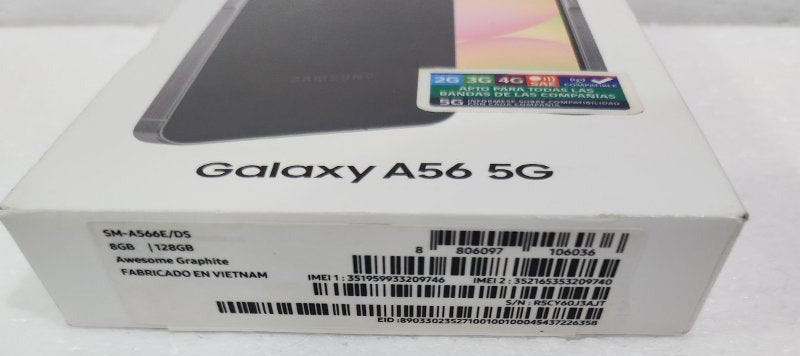 Celular Samsung Galaxy A56 5G 8GB/128GB, Awesome Graphite (Reacondicionado)