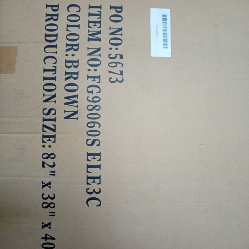 Sofá Daniels FG98060S ELE 3 Cuerpos Café