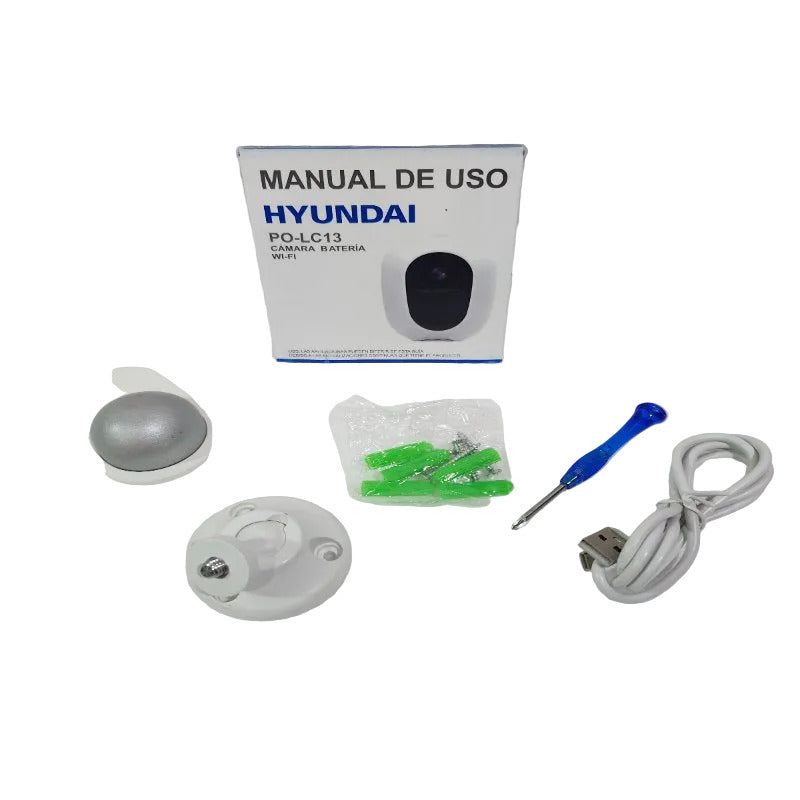 Cámara de Seguridad Hyundai PO-LC13 Wi-Fi Visión Nocturna IP65