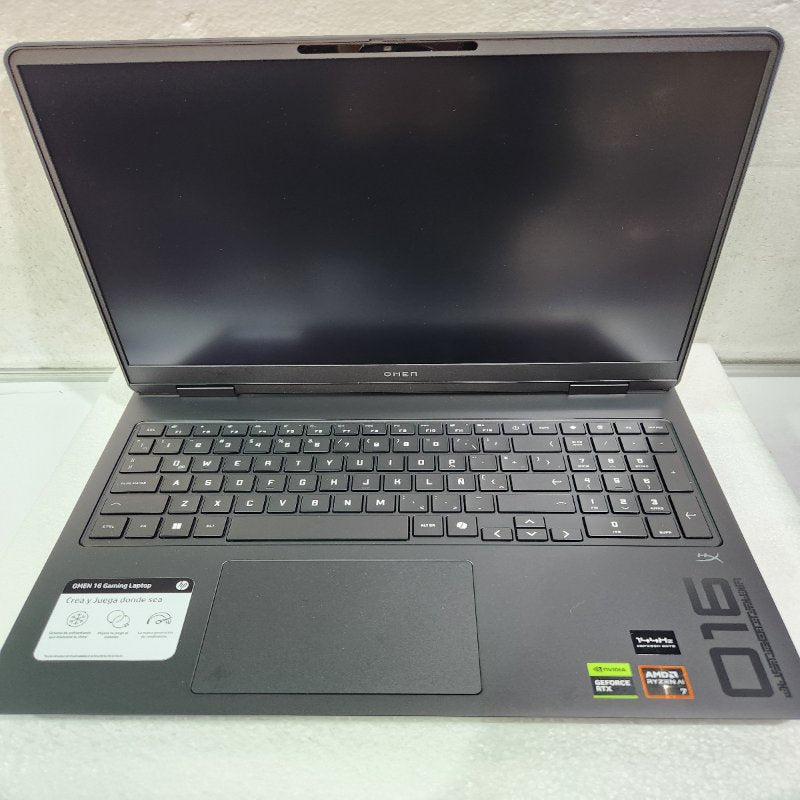 Notebook Gamer HP OMEN 16-AP0002LA AMD Ryzen AI 7 350 16GB 1TB, Negro