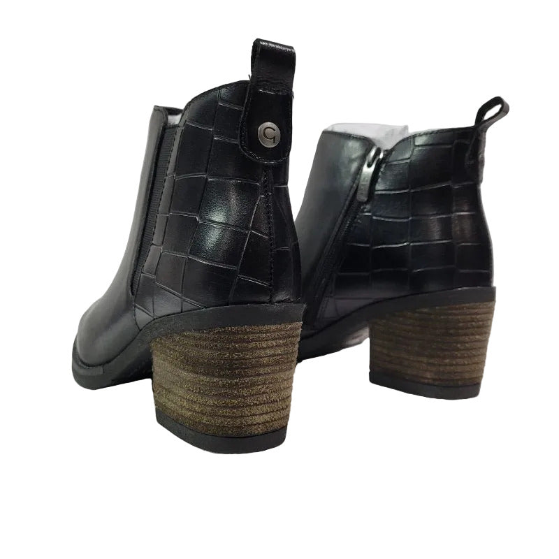 Botín de Cuero Gacel Piera 661092 Negro Talla 39 Femenino