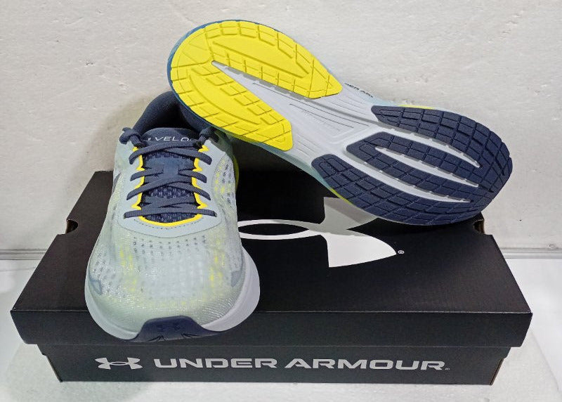 Zapatillas Under Armour UA Velociti Pace Gris/Amarillo 44 EUR / 28 CM, Masculino