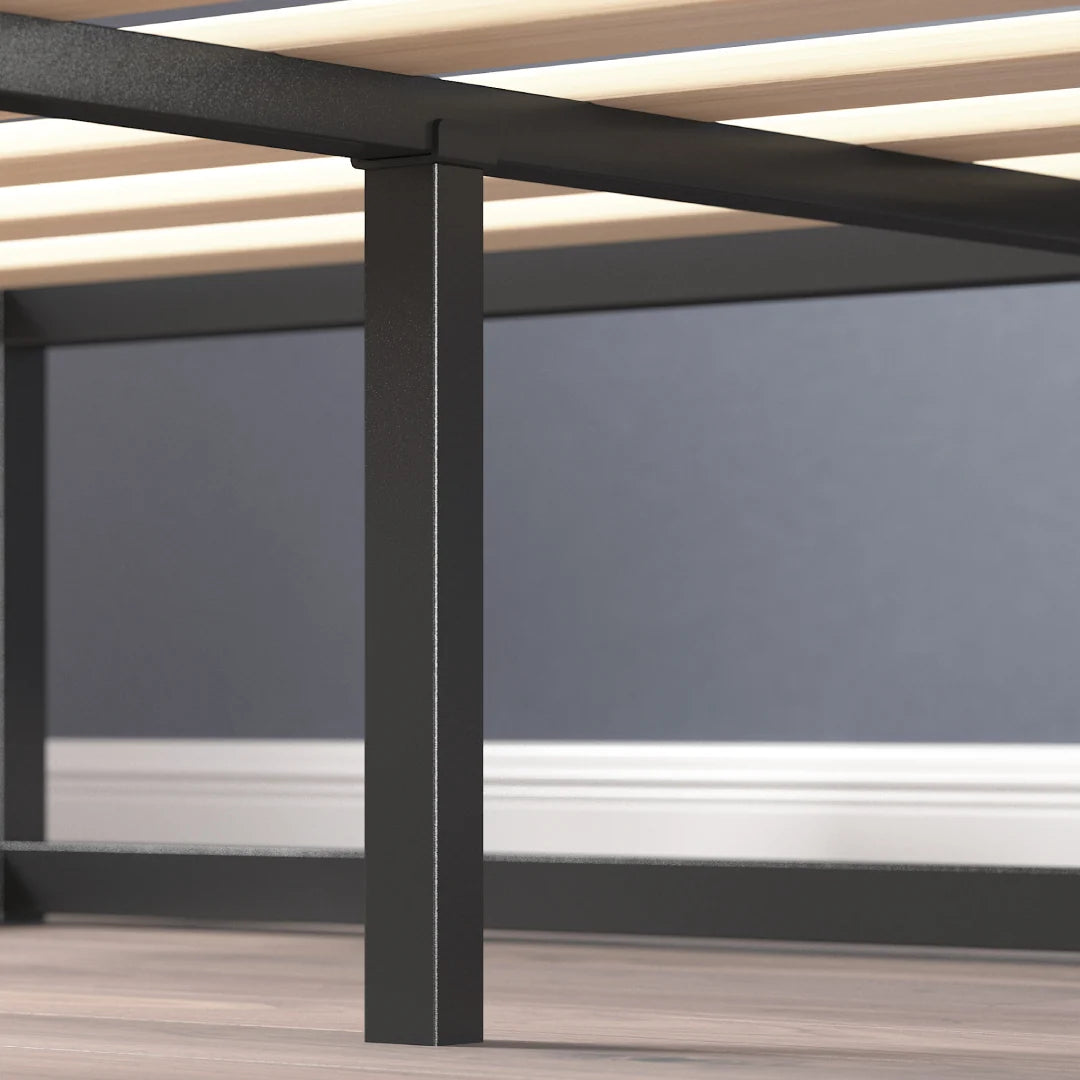 Base de Cama Zinus Joseph 1.5 Plazas Long MBBF Negro