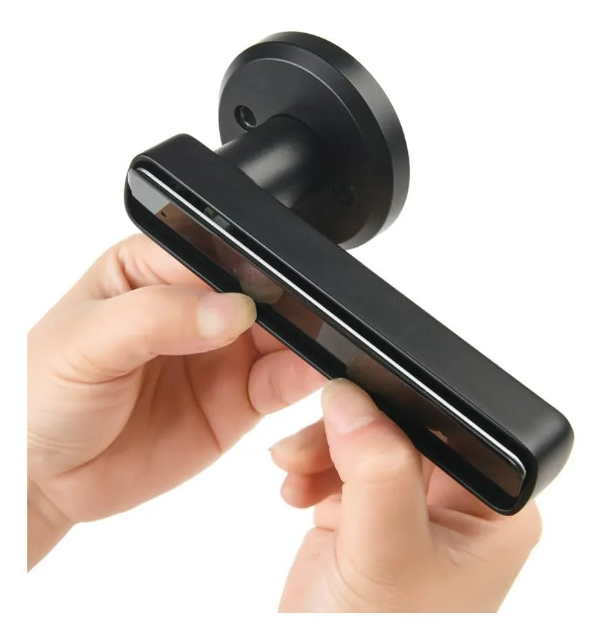 Cerradura Inteligente Eléctrico Con Huella Digital Genérico Gm3-Dz 2 Metodos Negro