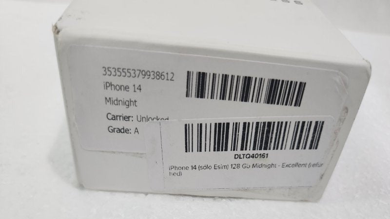 Celular Apple iPhone 14 MPUA3LL/A 128GB, Midnight (Reacondicionado )