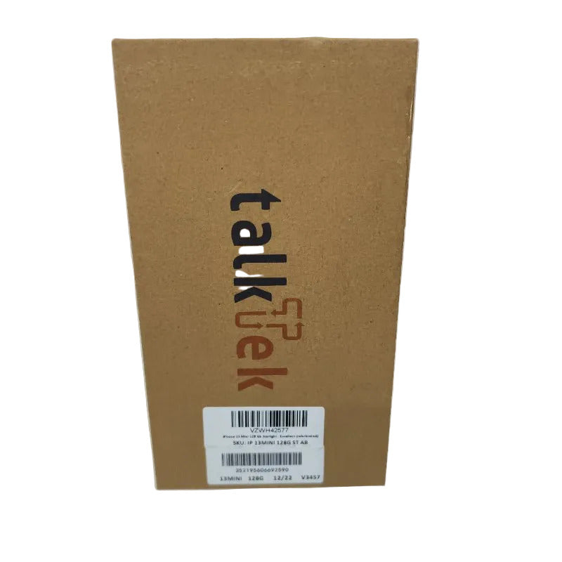 Celular iPhone 13 Mini MLA33LL/A 128GB, Starlight (Reacondicionado)