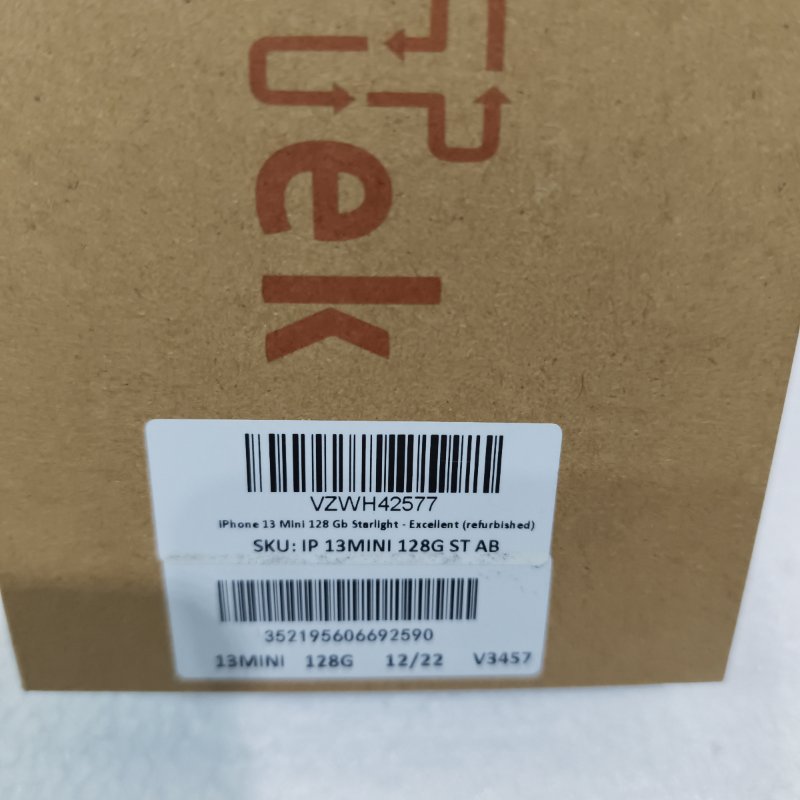 Celular iPhone 13 Mini MLA33LL/A 128GB, Starlight (Reacondicionado)