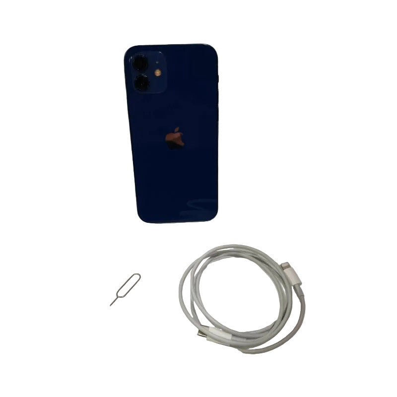 Celular Apple iPhone 12 MGEV3LL/A 128GB, Azul Claro (Reacondicionado)