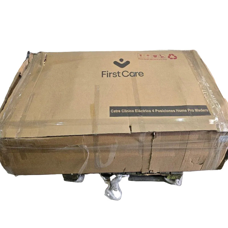 Cama Clínica Eléctrica First Care Home Pro 4 Posiciones, Blanco