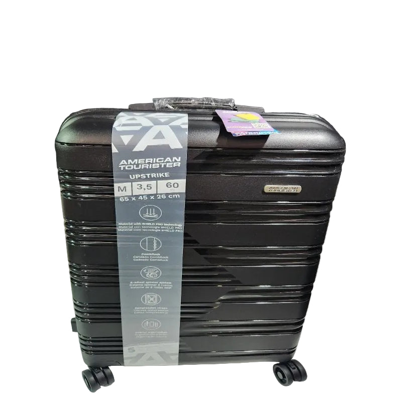 Maleta American Tourister Upstrike 60 L Negra 65x45x26 cm