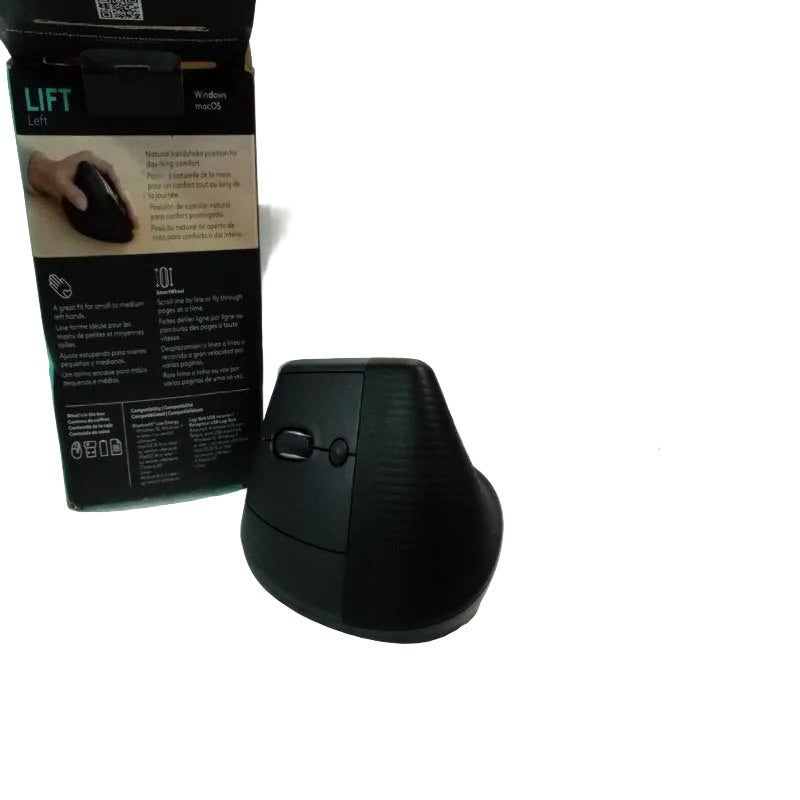 Mouse Ergonómico Logitech Lift Left Vertical Inalámbrico