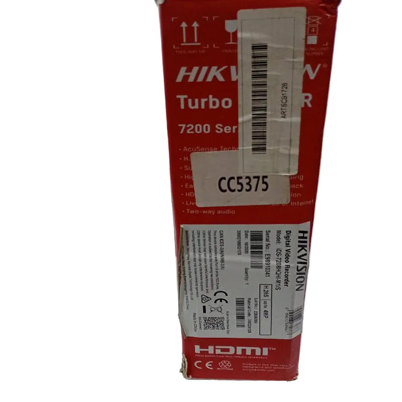 DVR Turbo HD Hikvision IDS-7208HQHI-M1/S 8 Canales
