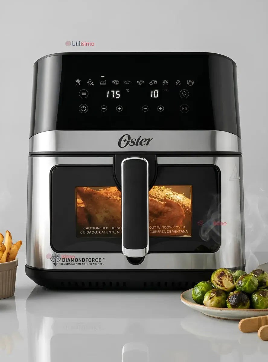 Freidora de Aire Digital Oster CKSTAF75WDSSDF-052 7.5 Litros 10 Programas
