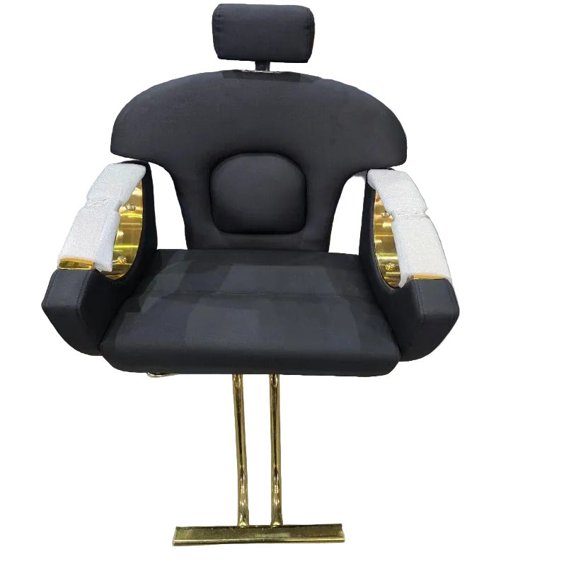 Silla de Peluquería Hidráulica Reclinable Imposalon Negra