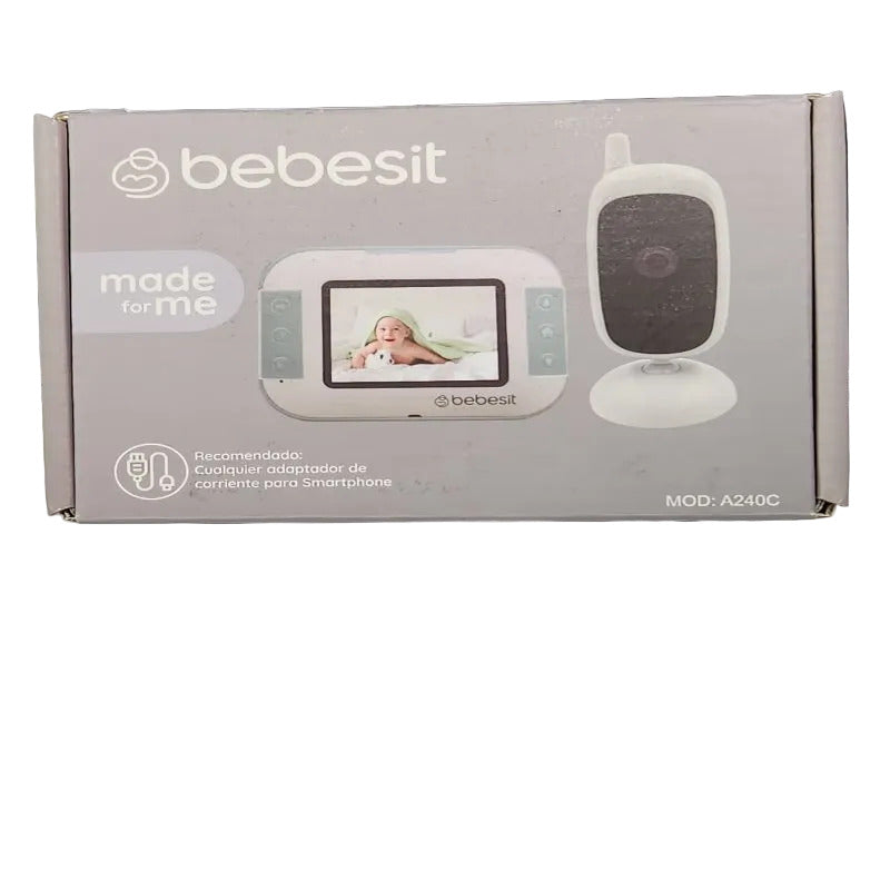 Monitor de Bebé Bebesit A240C con Pantalla a Color y Visión Nocturna