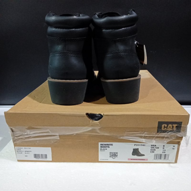 Botín Rewrite Mujer Cat P311741, Black