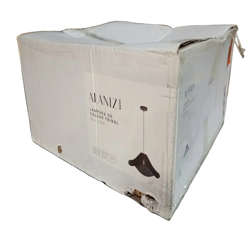 Lámpara Colgante Tribal Alaniz Home Negro