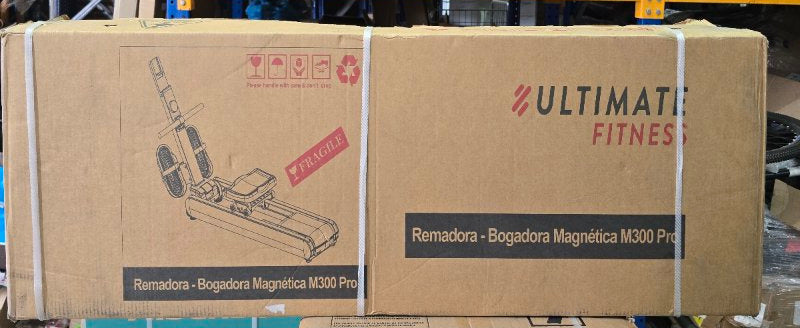 Remadora Magnética Ultimate Fitness M300 Pro, Negro