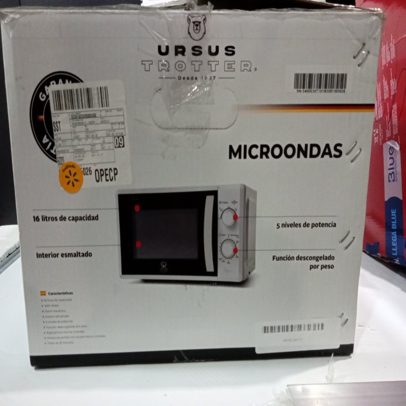 Microondas Ursus Trotter UT-Hagen 16 Litros, Blanco