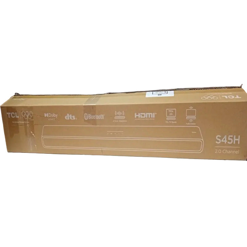 Barra de Sonido TCL S45H 2.0 con Dolby Audio