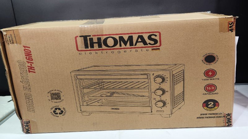 Horno Eléctrico Thomas TH-16N01 16 Litros Negro