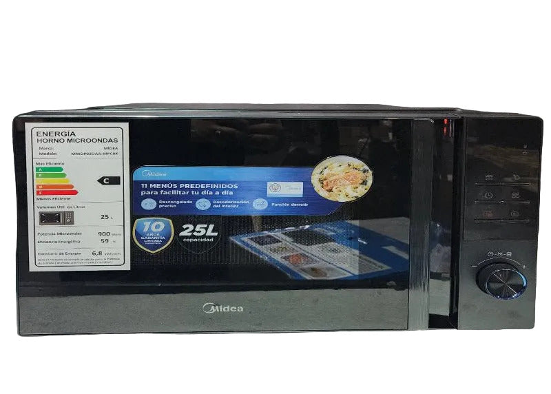 Microondas Midea MMOPO20AA-MPCBK 25 Litros Negro