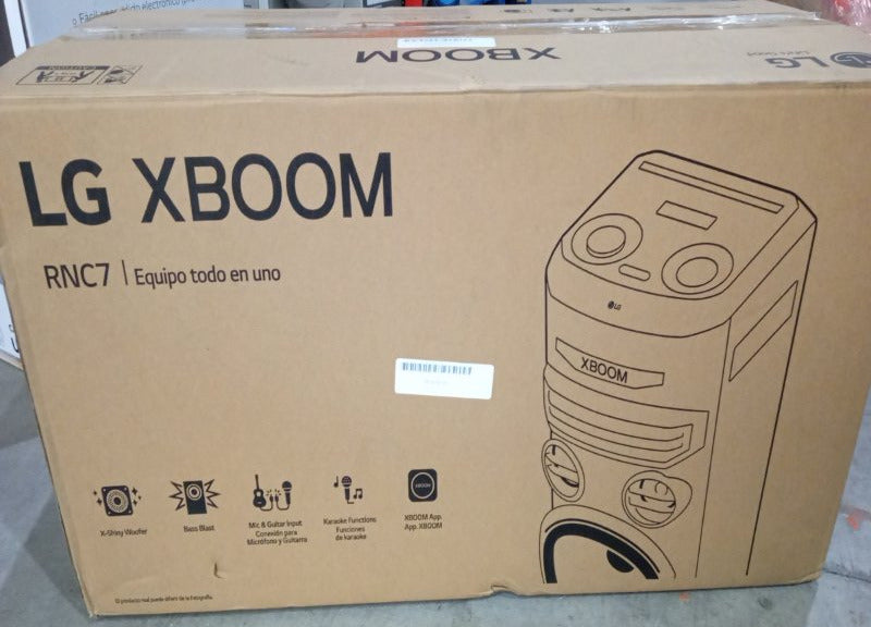 Parlante Bluetooth LG XBOOM RNC7, Negro