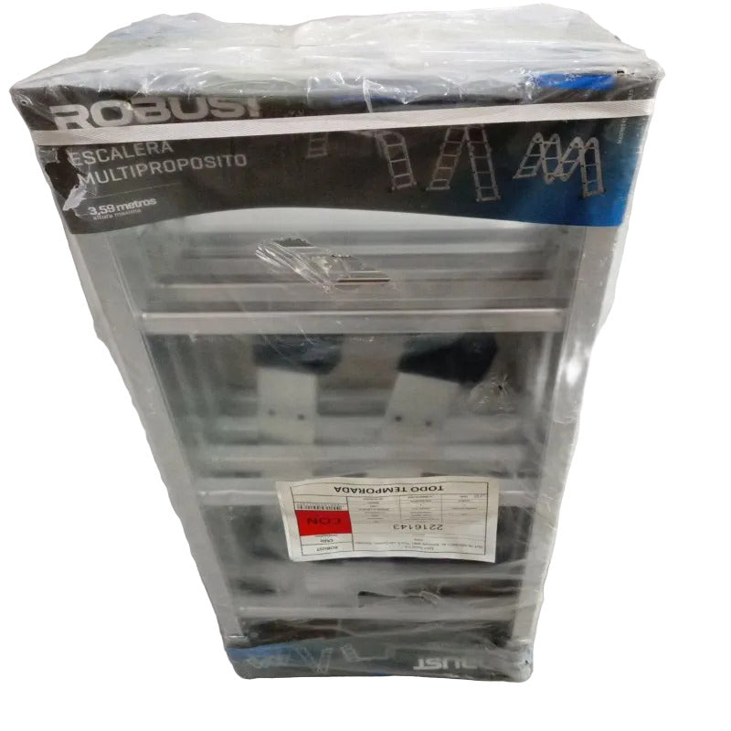 Escalera Multipropósito Alta 3.59 m 12 Peldaños