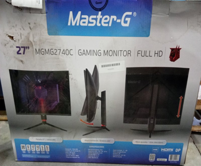 Monitor Gamer Curvo Master-G MGMG2740C 27 Pulgadas