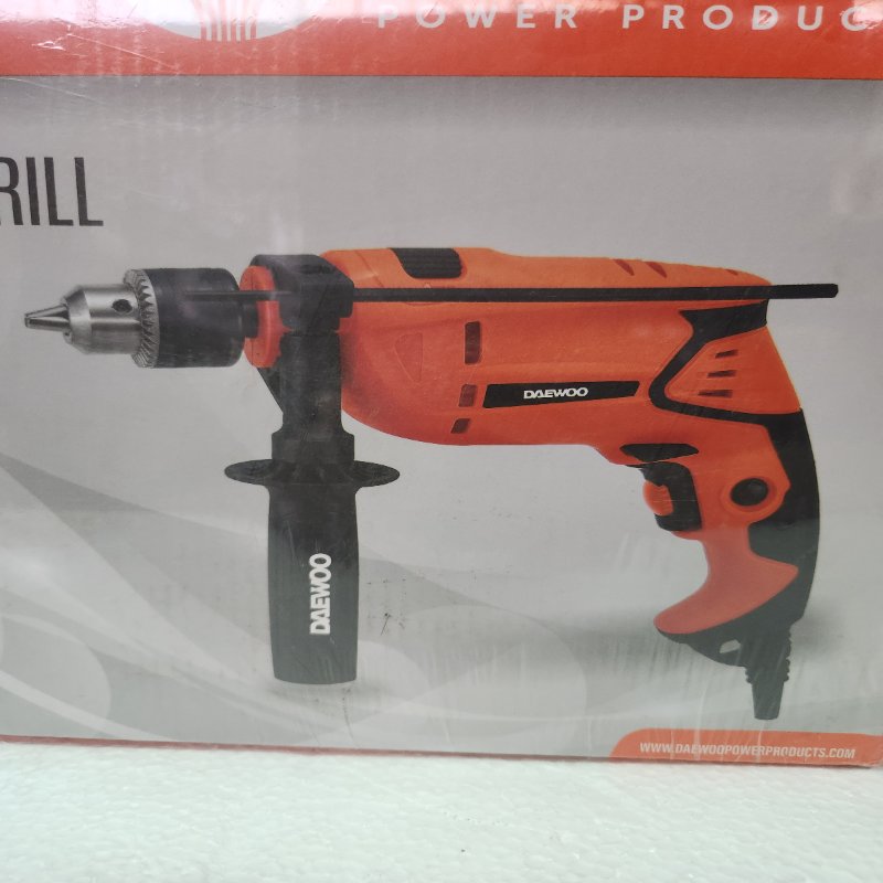 Taladro de Impacto Daewoo DAID550BX 550W 3300RPM, Anaranjado