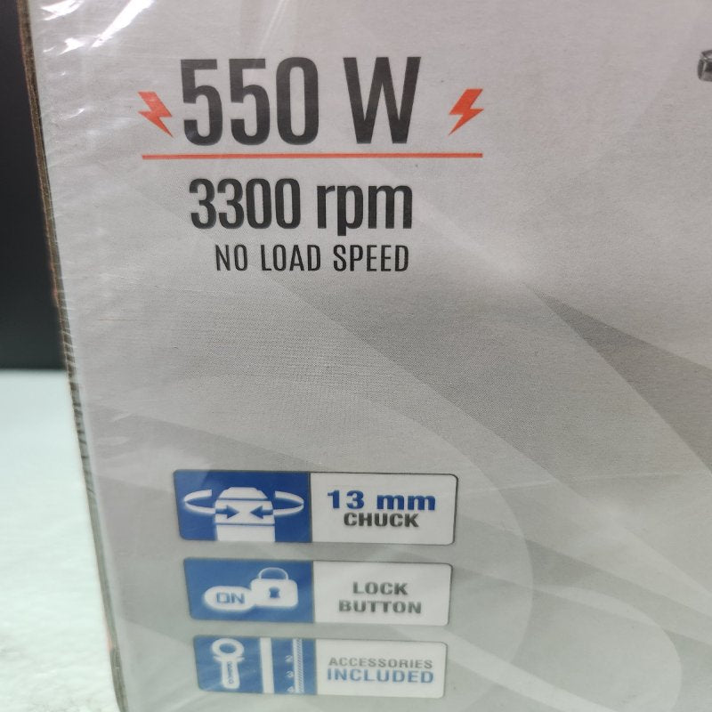 Taladro de Impacto Daewoo DAID550BX 550W 3300RPM, Anaranjado