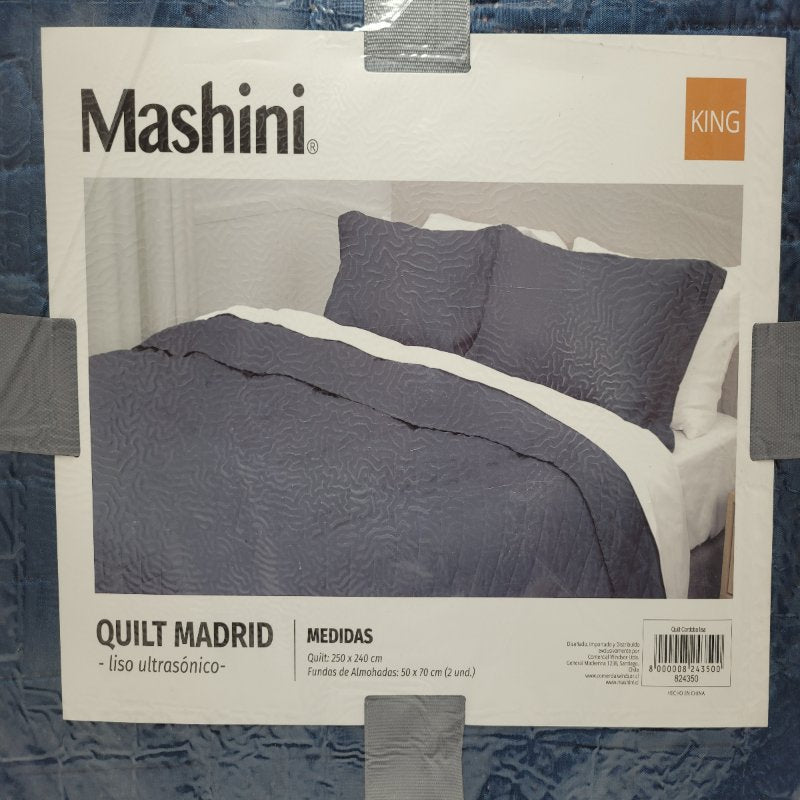 Set Quilt Mashini Madrid Ultrasonico Cordoba Lisa King