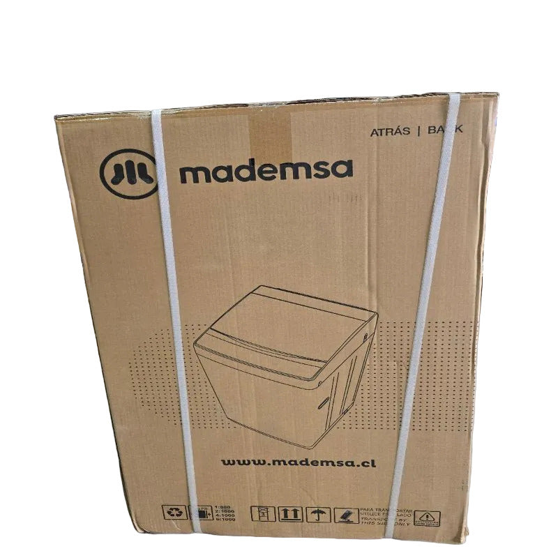 Lavadora Automática Carga Superior Mademsa 12 kg Gris