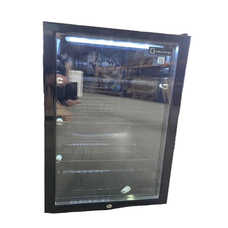 Vitrina Vertical Gelator RURG-100G 100 Litros, Negro