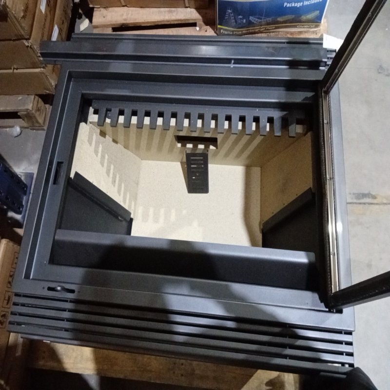 Chimenea a Leña Bosca 850 27 kW Negra