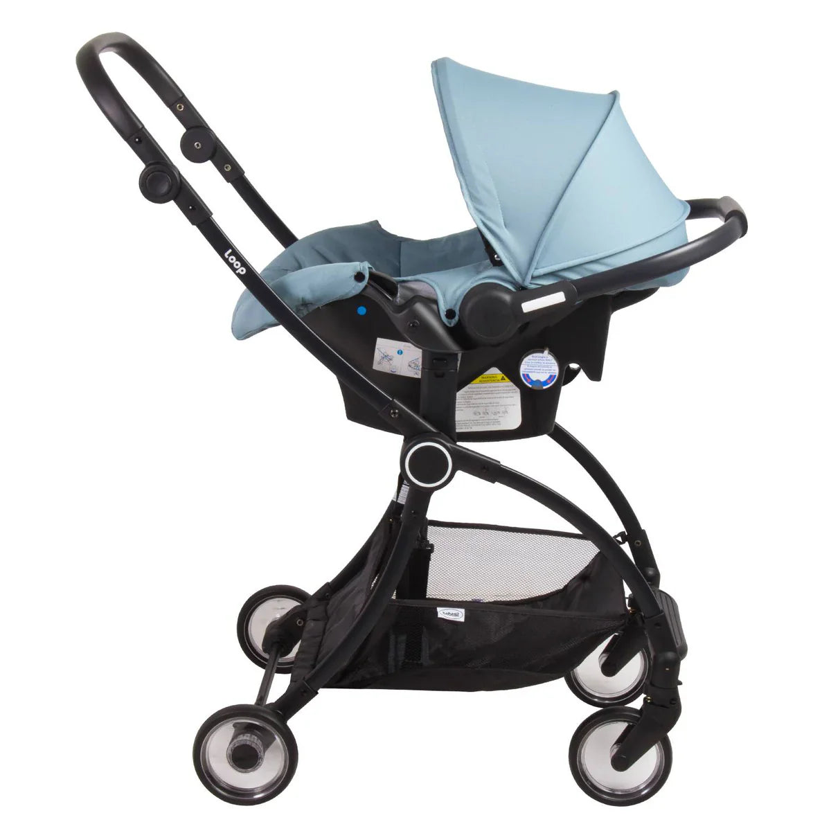Coche Bebesit Travel System Loop Turqueza