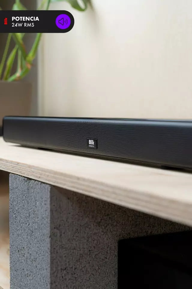 Soundbar Blik Surreal 24, Negro