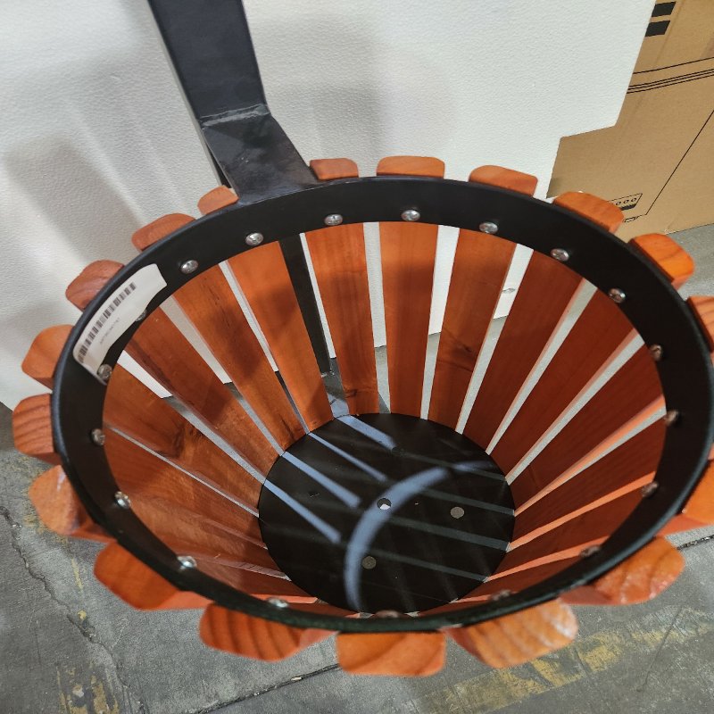 Basurero de Madera Pro Garden Market, Negro