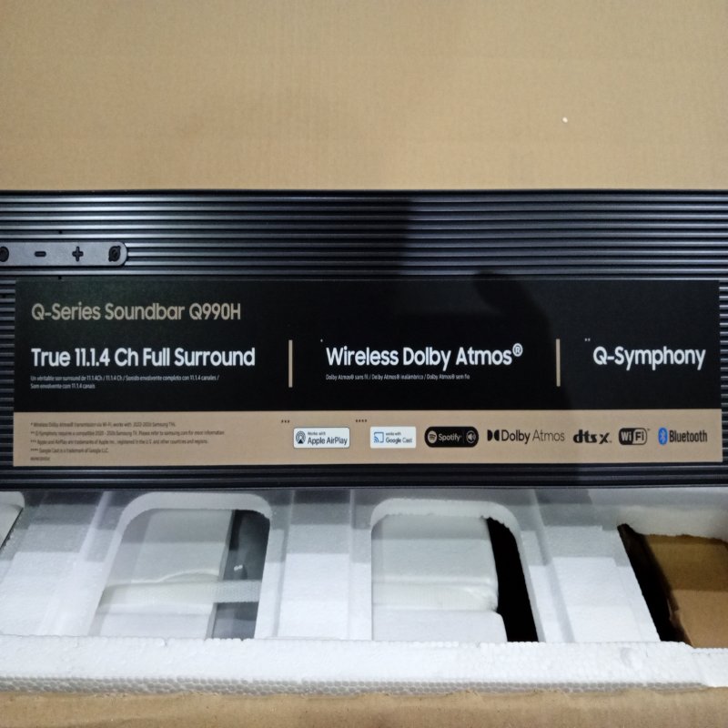 Soundbar Bluetooth Samsung HW-Q990H 11.1.4 Canales, Negro