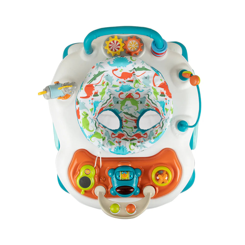Andador 5 en 1 Infantil Baby Walker Blanco con Azul