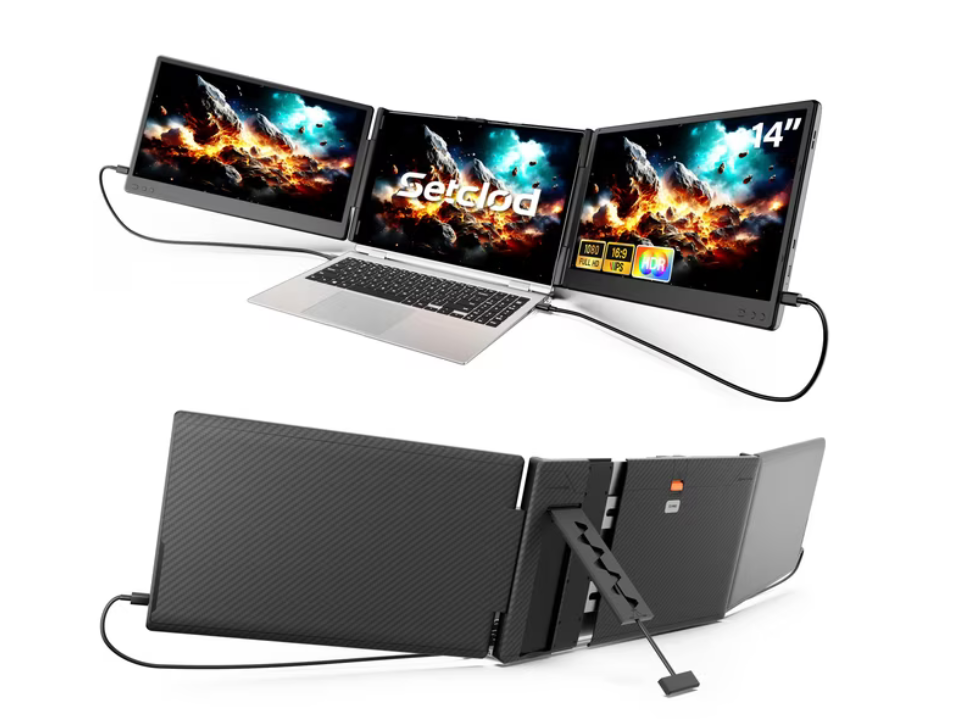 Extensor de Pantalla Portátil Genérico T2 Pro Triple Pantalla