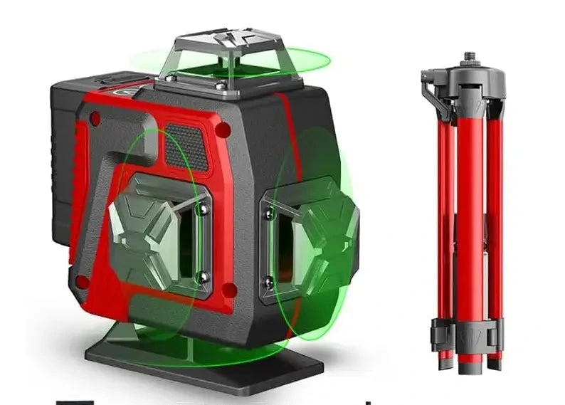 Nivel Láser Autonivelante 360° de Línea Cruzada 14 Piezas Lullaby