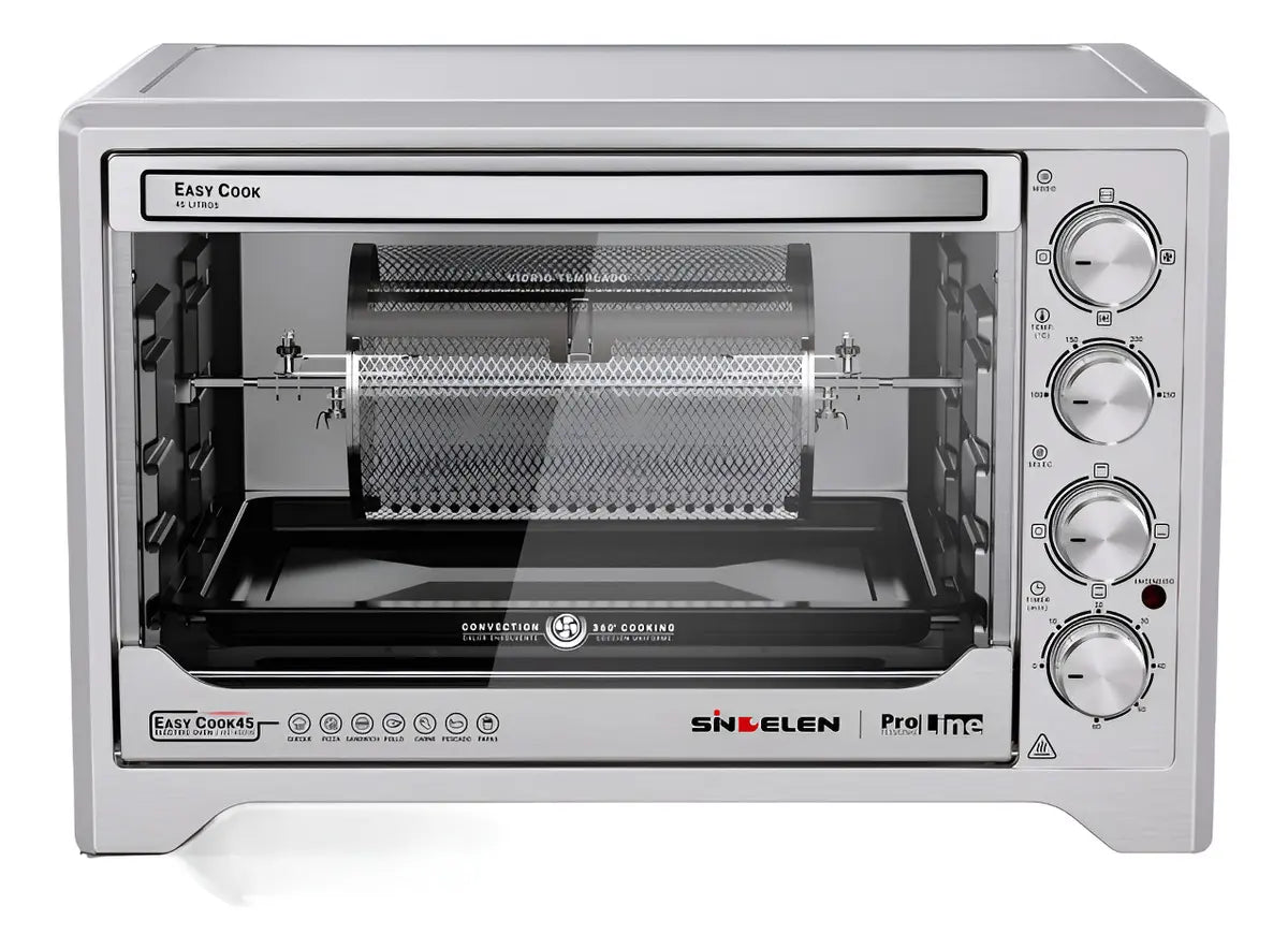 Horno Eléctrico Sindelen HE-450IN Easycook45 Inox 45 Litros