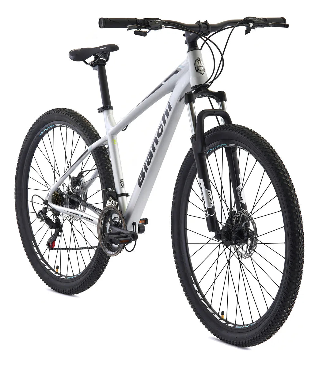Bicicleta de Montaña Stone Mountain Bianchi SX Alloy Plata Talla M Aro 29